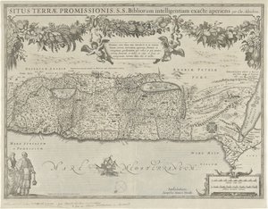 Carte de la Terre Promise - Evert Simonsz Hamersvelt