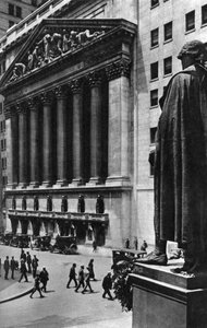 Bourse de New York, New York, USA, années 1930