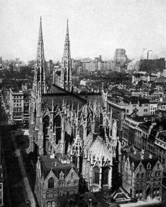 Cathédrale Saint-Patrick, New York, USA, vers 1930s - Ewing Galloway