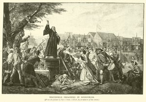 Whitefield prêchant à Moorfields - Eyre Crowe