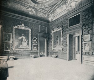 Salon de la reine Caroline, au palais de Kensington, vers 1899, 1901