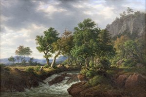 Paysage rocheux. Djupadal à Blekinge - F.C. Kiærskou