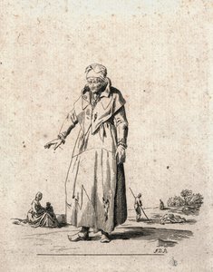 Paysanne (gravure) - F.D.B. Monogrammist