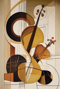 Musique abstraite, peinture à l