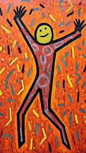 Peinture figurative naïve - F. Abderrahim