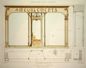 Design pour une devanture de magasin, illustration de 