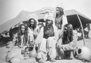Un groupe de Brahui de l