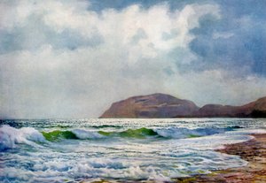 Un jour de tempête près de Llandudno, Pays de Galles, 1924-1926 - F. C. Varley