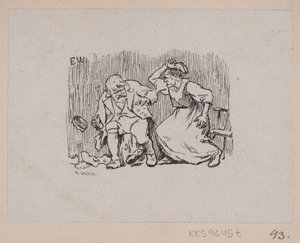 Illustration pour "Askeladden som fik prinsessen til at løgste sig"
