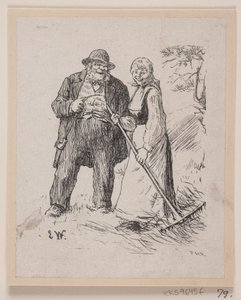 Illustration pour "Herremandsbruden"