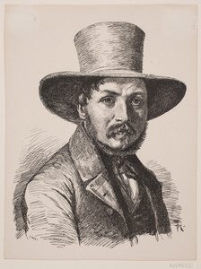 Portrait de Christen Købke - F. Hendriksen