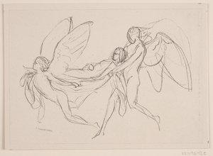 Esquisse pour un relief funéraire - F. Hendriksen