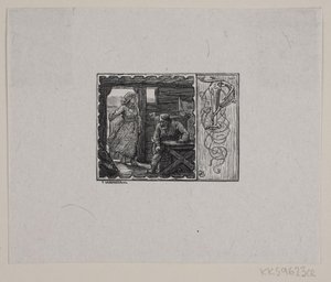 Vignette pour le conte "Kong Gorm et ses fils" - F. Hendriksen