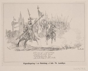 Vignette dans un carnet de notes - F. Hendriksen