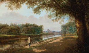 La Tamise à Isleworth - F. Holt