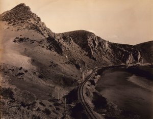 Entrée Est, Canyon Jefferson, pour le chemin de fer Northern Pacific - F. Jay Haynes