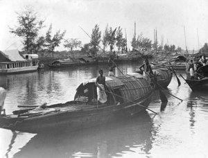 Bateaux, Alipore, Inde, 1905-1906