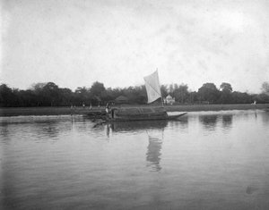 Rivière Hooghly, Alipore, Inde, 1905-1906