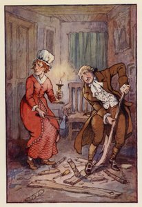 Illustration pour Un conte de deux villes de Charles Dickens - F. M. B. Blaikie