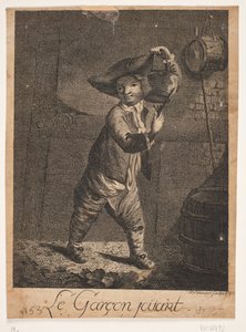 Le Garçon Jouant - F. Schüerer