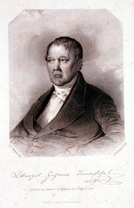 Portrait de Wenzel Johann Tomaschek (1774-1850) gravé par Albert Henry Payne (1812-1902) - F. T. (after) Mayer
