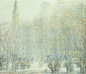 Hiver à New York - F. Usher de Voll