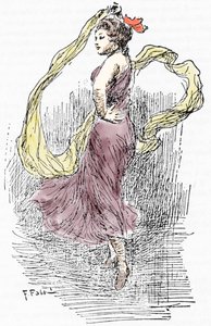 Portrait de Marie Anne de Cupis de Camargo dite La Camargo (1710-1770) danseuse pendant le passage de Giacomo Casanova (1725-1798) à Paris - Fabio Fabbi
