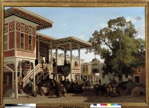 Un caravansérail (ou caravane) à Trébizonde
