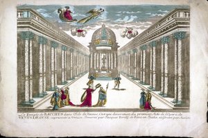 Le temple de Bacchus Illustration pour l