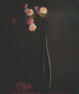 Nature morte « Moody Flowers » - Farid Kazamil