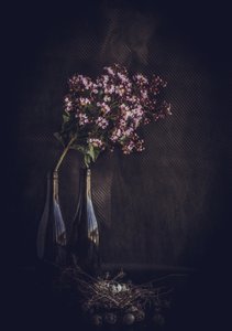 Nature morte florale rustique - Farid Kazamil