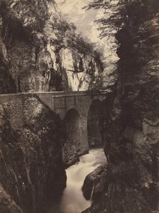Route vers Eaux-Chaudes, Pyrénées recto, vers 1855