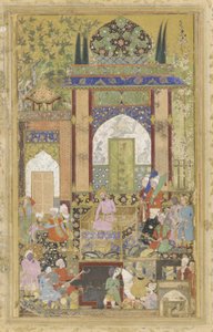 Babur reçoit un courtisan