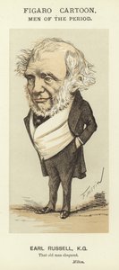 Caricature du comte Russell - Faustin