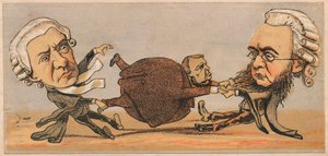 M. Hawkins, Q.C. et Dr. Kenealy Q.C., 1874 - Faustin