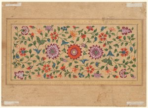 Vignes florales défilantes (verso) - Fayzullah