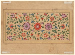 Vignes florales défilantes, 1755 - Fayzullah