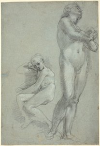 Deux jeunes hommes nus [recto]