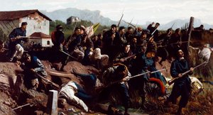 La Bataille de Varèse, c.1862 - Federico Faruffini