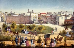 Les portes de Monseratte, La Havane, Cuba, 1840 - Federico Mialhe