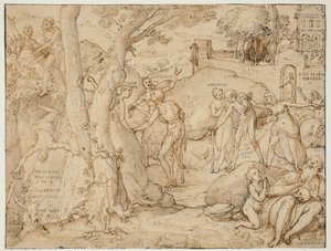 Le Jardin de la Pénitence - Federico Zuccaro