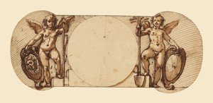 Deux enfants anges, symbolisant la patience et l