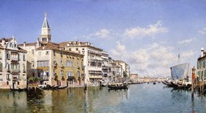 Le Grand Canal, Venise, 1883 - Federico del Campo
