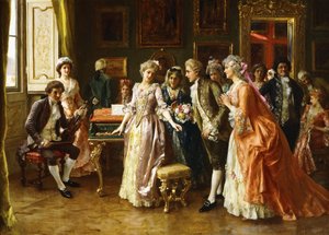 La leçon de musique - Federigo Andreotti