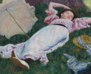 Impressionnisme : Femme allongée