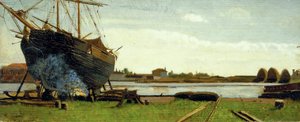 Navire sur le quai