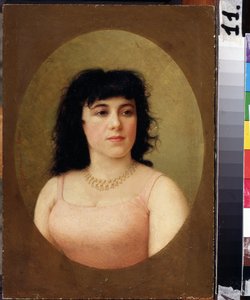 Portrait de la ballerine italienne Virginia Zucchi (1849-1930) - Fedor Andreevich Bronnikov