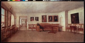 Intérieur de la maison de A Semensky près de Tver - Fedor Mikhailovich Slavyansky