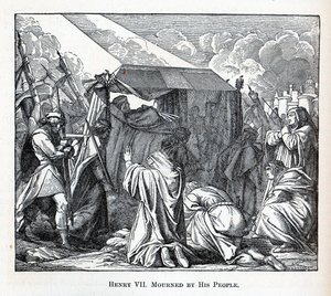 Henri VII pleuré par son peuple - Fedor Reusche