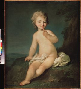 Petite fille nue - Fedor Stepanovich Rokotov